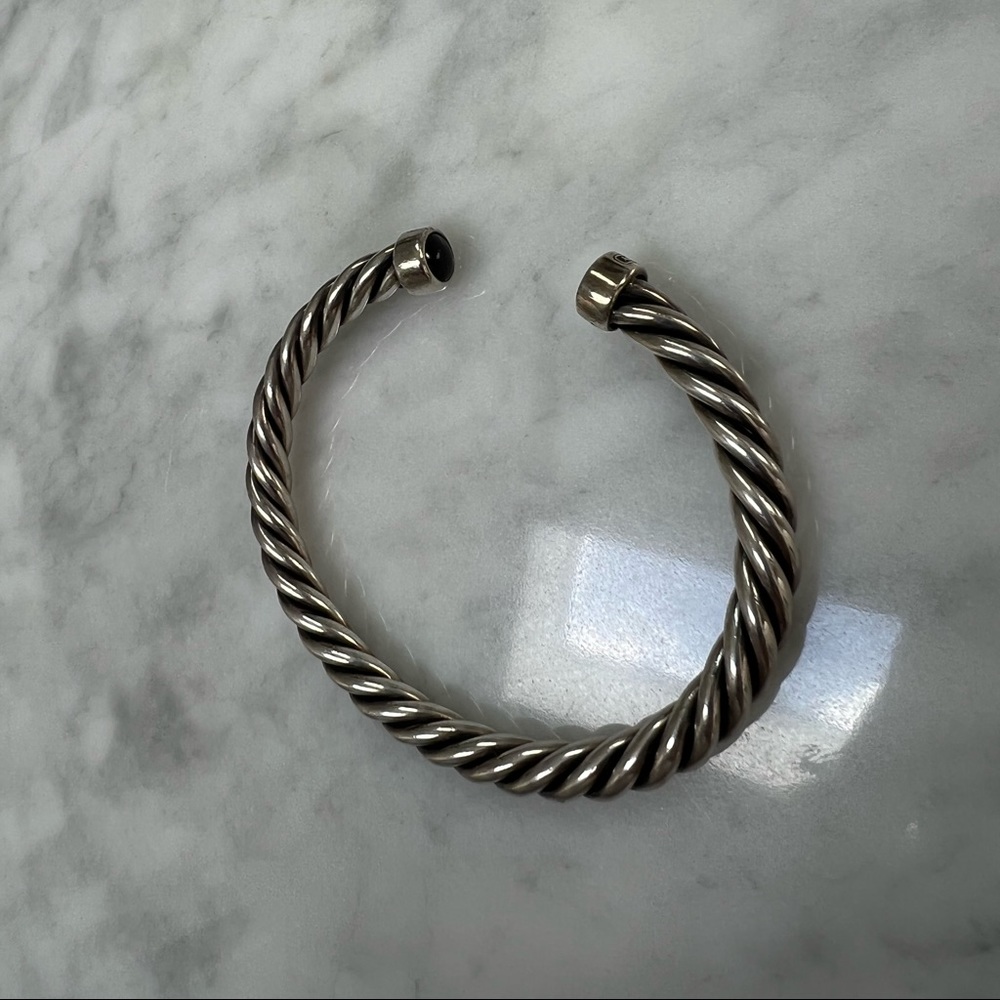 David Yurman Black Onyx Classic Cable Cuff